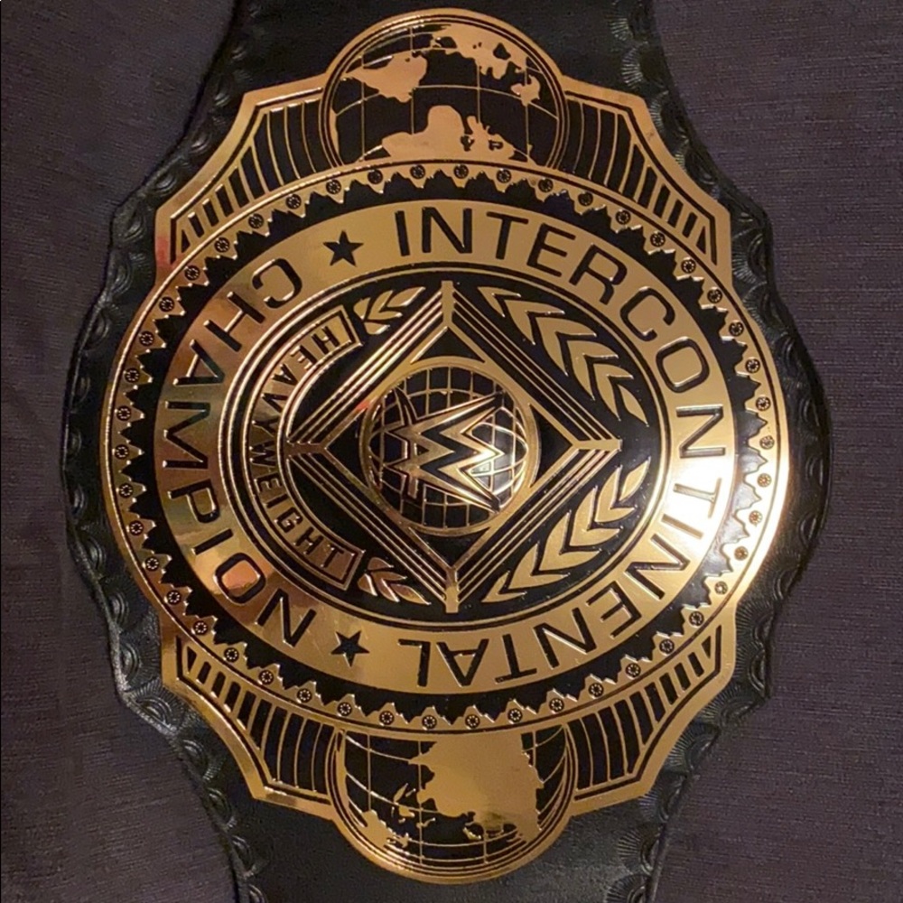 WWE Intercontinental Adult Replica title metal
